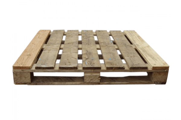 Einwegpalette Gebraucht 1200x1200 mm Bodenrahmen Mittelschwer
