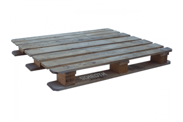 Einwegpalette Gebraucht 7 Deck 1000x1200 mm CP1 ähnlich