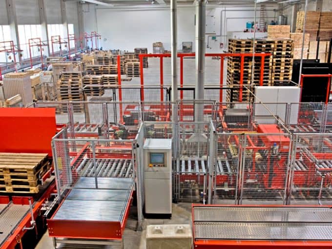 Sortier- und Prüfzentrum Schorth Paletten